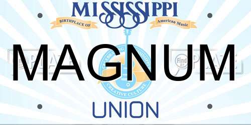 MAGNUM Mississippi License Plate