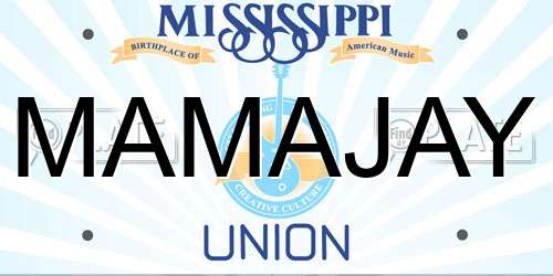 MAMAJAY Mississippi License Plate