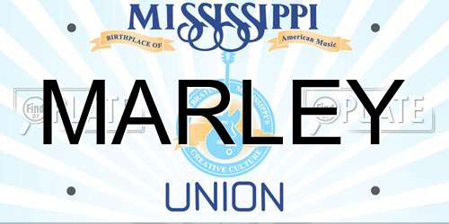 MARLEY Mississippi License Plate