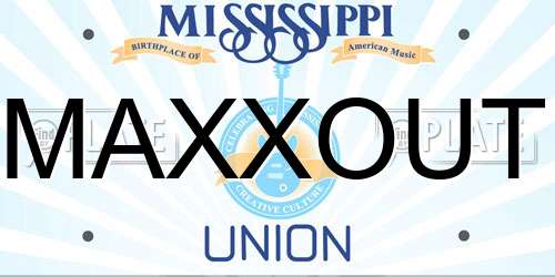 MAXXOUT Mississippi License Plate