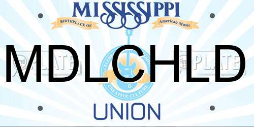 MDLCHLD Mississippi License Plate
