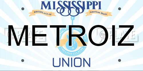 METROIZ Mississippi License Plate