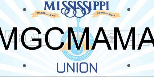 MGCMAMA Mississippi License Plate
