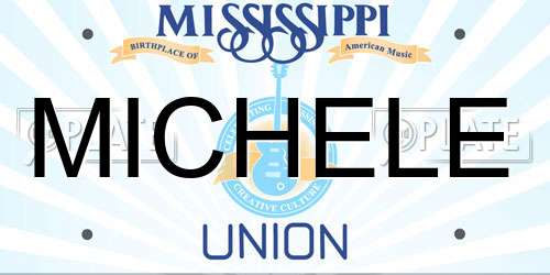 MICHELE Mississippi License Plate