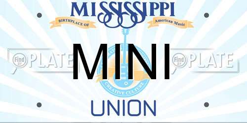 MINI Mississippi License Plate
