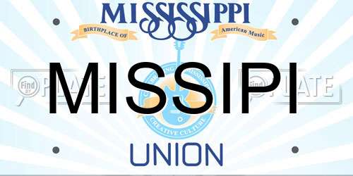 MISSIPI Mississippi License Plate