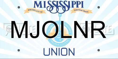 MJOLNR Mississippi License Plate