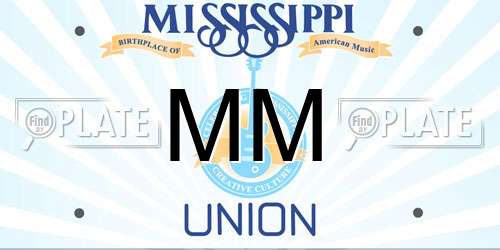 MM Mississippi License Plate