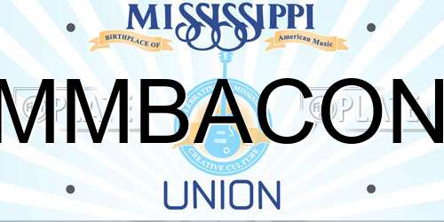 MMBACON Mississippi License Plate