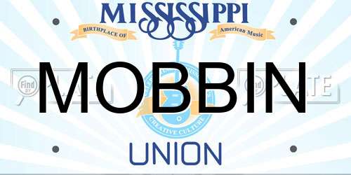 MOBBIN Mississippi License Plate
