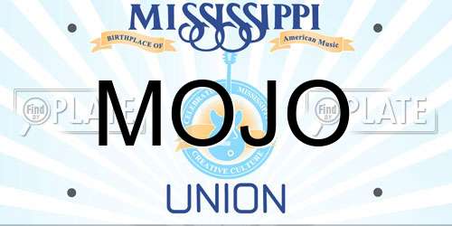 MOJO Mississippi License Plate
