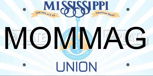 MOMMAG Mississippi License Plate