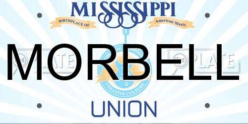MORBELL Mississippi License Plate
