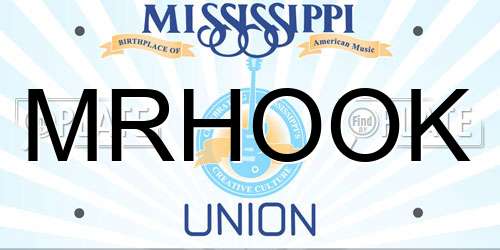 MRHOOK Mississippi License Plate