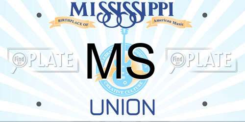 MS Mississippi License Plate