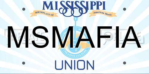MSMAFIA Mississippi License Plate