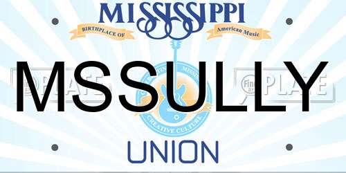 MSSULLY Mississippi License Plate