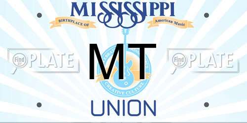 MT Mississippi License Plate