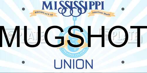 MUGSHOT Mississippi License Plate