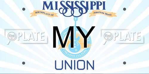 MY Mississippi License Plate