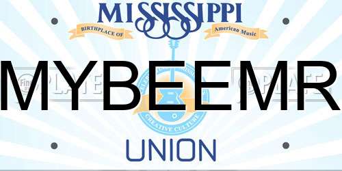 MYBEEMR Mississippi License Plate