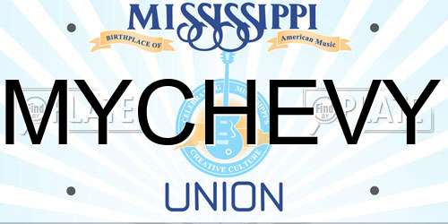 MYCHEVY Mississippi License Plate