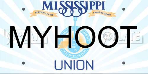 MYHOOT Mississippi License Plate