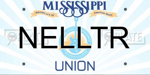 NELLTR Mississippi License Plate