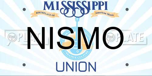 NISMO Mississippi License Plate