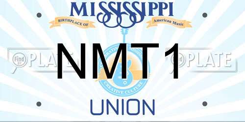 NMT1 Mississippi License Plate
