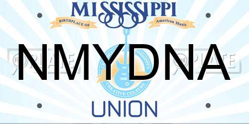 NMYDNA Mississippi License Plate