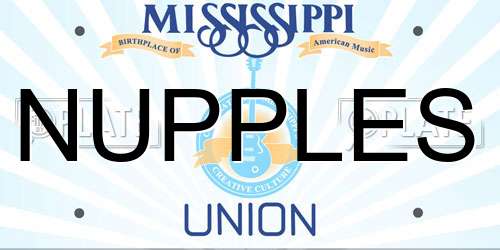 NUPPLES Mississippi License Plate