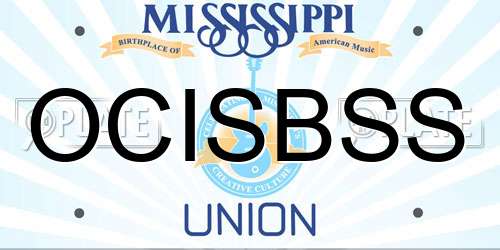 OCISBSS Mississippi License Plate