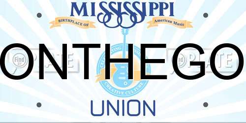 ONTHEGO Mississippi License Plate