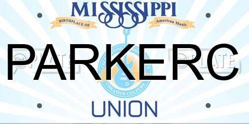 PARKERC Mississippi License Plate