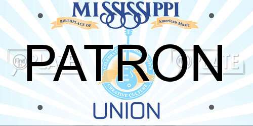 PATRON Mississippi License Plate