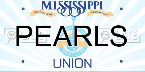 PEARLS Mississippi License Plate