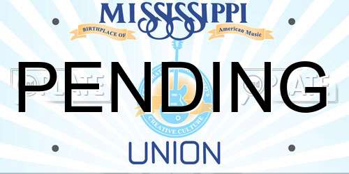 PENDING Mississippi License Plate