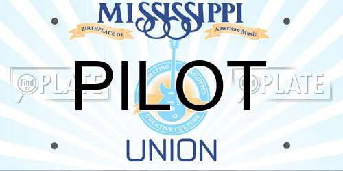 PILOT Mississippi License Plate