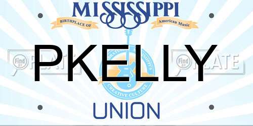 PKELLY Mississippi License Plate