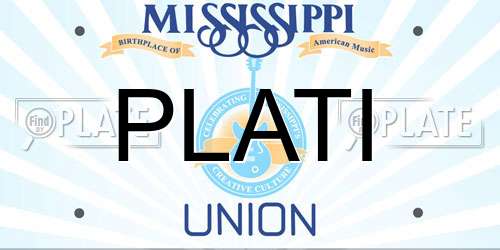 PLATI Mississippi License Plate