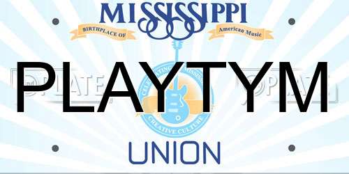 PLAYTYM Mississippi License Plate