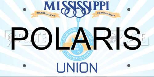 POLARIS Mississippi License Plate