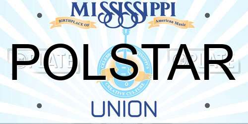 POLSTAR Mississippi License Plate