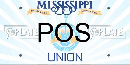 POS Mississippi License Plate