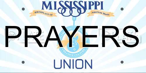 PRAYERS Mississippi License Plate