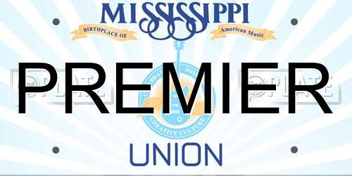 PREMIER Mississippi License Plate