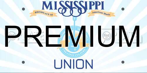 PREMIUM Mississippi License Plate