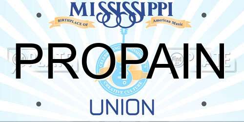 PROPAIN Mississippi License Plate