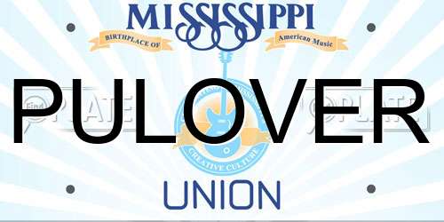 PULOVER Mississippi License Plate